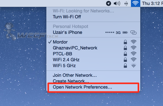 wake for wi-fi network access mac